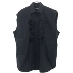 RAF SIMONS ラブシモンズ ノースリーブ シャツ 48 Raf Simons ブラック ノースリーブシャツ 46 ラフシモンズ