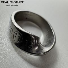 【未使用】Maison Margiela/メゾンマルジェラ【24AW】Silver RING/シルバー リング/SM2UQ0031/21号
