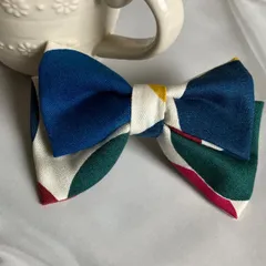 カラフルリボンのバレッタ