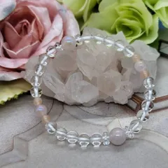 3/14新商品 ♡ロ－ズオ－ラ&オレンジム－ンストーンブレスレット