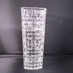 【TIFFANY&Co.】新品クリスタル花瓶 編み込み模様　フラワーベース TIFFANY & CO. 編み込み模様 花瓶 クリアガラス（新品未使用） - メルカリ