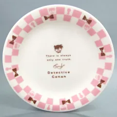 【中古】皿・茶碗(キャラクター) ブロックチェック柄 プレート 「名探偵コナンプラザ」のサムネイル
