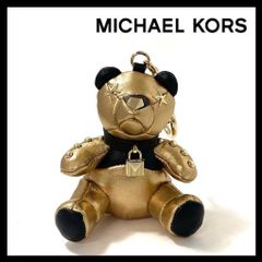 MICHAEL KORS】メタリックベア チャーム ゴールド/金 ブラック/黒 熊