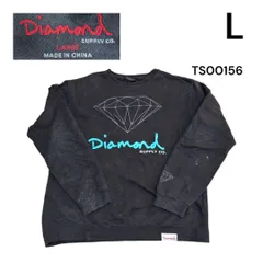 Diamond SUPPLY古着プリントトレーナーLブラックのサムネイル