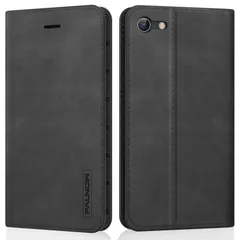 【即日発送】スマホケース 放熱性 耐衝撃 手帳型 手帳型 マグネット式 携帯ケース PUレザー 軽量 ケース ケース 薄型 第2世代 カード収納 iphonese第3世代 iPhone8 4.7インチ対応 QOOQ