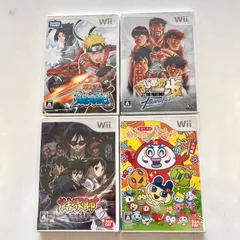 【未開封】Wii ソフト　4本まとめ　たまごっち　はじめの一歩　NARUTO 結界師