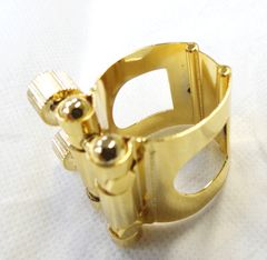 奏(kanade)リガチャー Bbクラリネット＆アルトサックス兼用 金メッキ