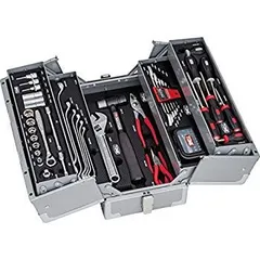 【中古】【非常に良い】トネ(TONE) ツールセット 差込角9.5mm(3/8") TSAT330SV 内容74点 シルバー dwos6rjのサムネイル