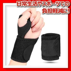 手首サポーター リストバンド 関節保護 補助 腱鞘炎 スポーツ リハビリ 固定 吸汗 速乾 パソコン 家事 育児 男女兼用 フリーサイズ