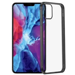 iPhone12 Pro Max ケース アイフォン12プロマックス  メタリック メッキ ソフト ケース 【Color】 ブラック