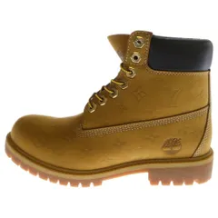 LOUIS VUITTON (ルイヴィトン) ×Timberland Monogram Embossed 6inch Ankle Boot ティンバーランド アンクルブーツ ウィート モノグラム ハイカットシューズ ブラウン US8 1/2