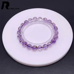 【限定一点】 絶賛 EU製 ★ROBEAN・パープルトルマリン★パワーストーン ブレスレット 天然石 金運 浄化 開運 プレゼント1 ギフト 8.3-8.8mm M0625657