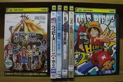 DVD ONE PIECE ワンピース Zの野望 金獅子の野望 ハートオブ ゴールド 他 計6本set ※ケース無し発送 レンタル落ち ZU2322