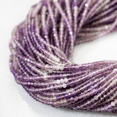 【約32cm】アメジスト シェードカラー 2mm ボールカット