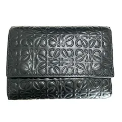 ⭐美品⭐ＬＯＥＷＥ　リピートバーティカル　スモールウォレット　コンパクト　三つ折り財布