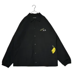 UNIQLO×KAWS×Warhol(ユニクロ×カウズ×アンディーウォーホル) Collaboration Water-Repellent Coach Jacket コラボ はっ水コーチジャケット L ネイビー