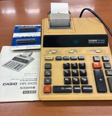 【中古】1989年カシオ電子式記録計算機