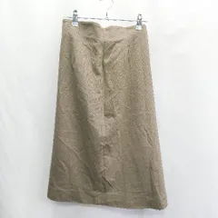 ◇ Φ TOMORROWLAND Ballsey ひざ丈 タイト スカート サイズ34 カーキ系 レディース E  【1412090041549】