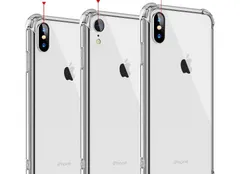 iphone Xs X XsMAX XR クリア ラバー シリコン ケース カバー ショック軽減ケース xs xr xsmax