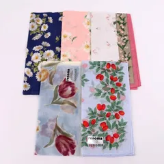 レノマ/ユーピーレノマ ハンカチ 5点セット 未使用 花柄など ブランド まとめて 大量 小物 レディース renoma 【中古】のサムネイル