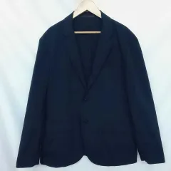 UNIQLO ユニクロ 感動ジャケットライト L ネイビー ○◇
