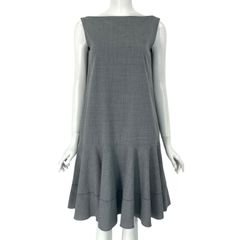 極美品 FOXEY NEWYORK フォクシーニューヨーク ワンピース グレー サイズ38