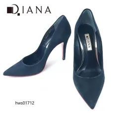 DIANA パンプス レッドソール ポインテッドトゥ スエード 24cm ダイアナ レディース hws01712