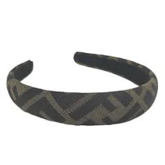 FENDI カチューシャズッカ柄 フェンディ ズッカ柄 カチューシャ ヘアアクセサリー