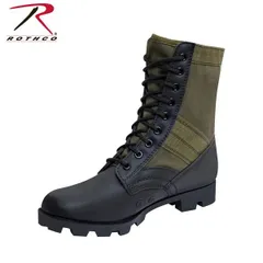 OliveDrab[roth-048]Rothco ロスコミリタリージャングルブーツ 編み上げ オリーブ黒Military Jungle Boots 5080海外買い付け無骨のサムネイル
