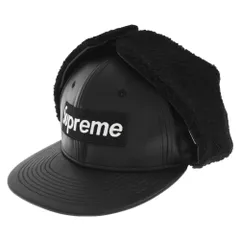 SUPREME (シュプリーム) 22AW×Newera Leather Earflap Box Logo CAP