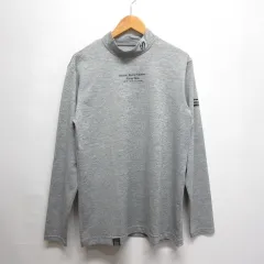 マスターバニー MASTER BUNNY EDITION ゴルフウェア 長袖 ハイネック シャツ 5 グレー カットソー パーリーゲイツ 正規品