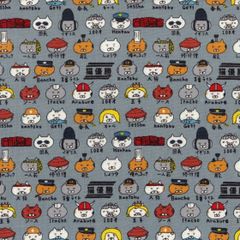 コットンこばやし　オックスプリント　綿100％　112cm巾x100cm　ハンドメイド　バック