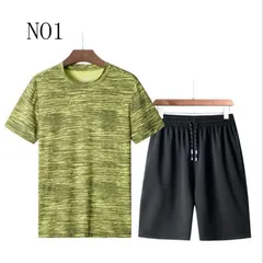上下セット 半袖 セットアップ スウェット メンズ ランニングウェア スポーツ ルームウェア 涼しい 半袖 薄手 Tシャツ パンツ 部屋着 上下  ゆったり 夏服  juchao34