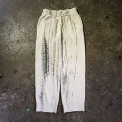 YOKE 22ss  PRINTED COTTON KNIT LOUNGE PANTS (ECRU) 2 ヨーク プリントコットンニットパンツ YK22SS0349S