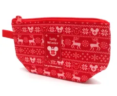 【中古】バッグ ミッキーマウス(シルエット) スーベニアポーチ 「ディズニー・クリスマス2018」 東京ディズニーリゾート限定