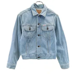 サムシング デニムジャケット M アイスブルー SOMETHING ジージャン トラッカー レディース