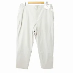 ユニクロ UNIQLO タグ付き ヒートテックウォーム イージーパンツ スラックス 丈短め 裏起毛 3XL ライトグレー 0630 ●ECO