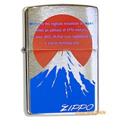 ZIPPO 富士山 青富士 日の出 縁起物 和柄 ジッポー オイルライター