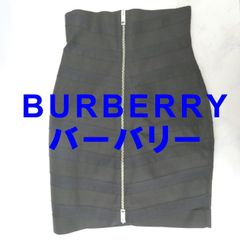バーバリー BURBERRY ストレッチジップフロントバンドスカート