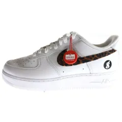 SUPREME (シュプリーム) ×GOODENOUGH ×NIKE AIR FORCE 1 LOW IM3483-100 グッドイナフ ナイキ エアフォース 1 ローカットスニーカー ホワイト/レオパード US10/28cm