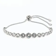 スワロフスキー SWAROVSKI ブレスレット Imber Tennis グラデーション クリア シルバー 5705451 ジュエリー アクセサリー