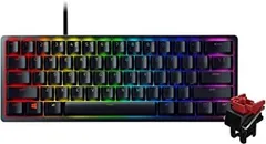 【中古】Razer Huntsman Mini 小型 ゲーミングキーボード - Linear Optical Switch 英語 US配列 60%レイアウト 光学スイッチ 超高速1.2mm作動 リニア触感