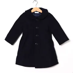 パタシュー ステンカラーコート ロングコート アウター ベビー 女の子用 90サイズ ネイビー PATACHOU 【中古】のサムネイル