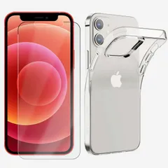 [C211F202] iPhone12 mini ケース 衝撃吸収 2Dソフト保護フィルム + TPU素材 ソフト透明 クリア スマホケース アイフォン12mini アイホン12mini アイフォン12mini iPhone12mini アイフォン ソフトケー