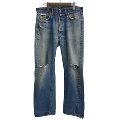 ヴィンテージ vintage 70's リーバイス Levi's 501 BIG E 紙パッチ ボタン裏6 デニム ブルー W33サイズ 201MB-857 VB