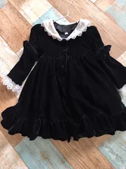 ベロアワンピースドレス