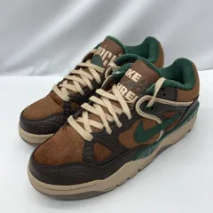 【中古】NIGO×NIKE AIR FORCE 3 LOW SP Baroque Brown and Pecan サイズ27.5cm HQ0260-201 ナイキ ブラウン グリーン[19]