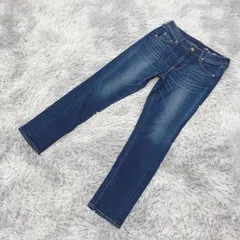 【良品】AMERICAN HOLIC アメリカンホリック デニム スキニーパンツ ストレッチ  (LL)  カジュアル  アメカジ  レディース  青系  ブルー【送料無料】