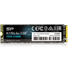 シリコンパワー NVMe PCIe Gen4 M.2 2280 SSD 512GB PCIe3.0 A60シリーズ