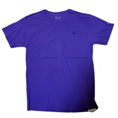 champion AUTHENTIC ATHLETICWEAR Ｔシャツ　Mサイズ　パープル　US古着　ワンポイント